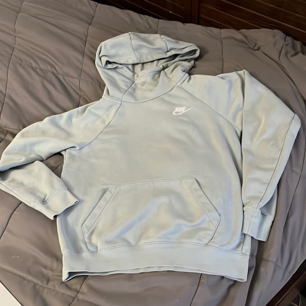 Nike XS ladies Hoodie light aqua blue